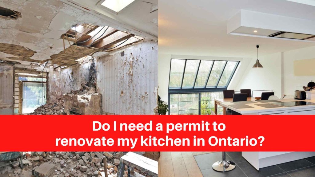 Do I need a permit to renovate my kitchen in Ontario